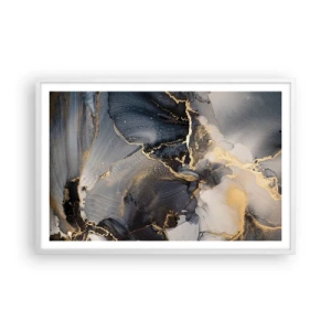 Plakat w białej ramie - Życie kamienia - 91x61 cm