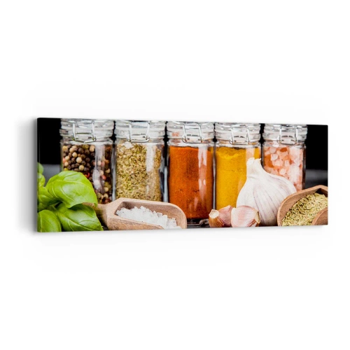 Obraz na płótnie - Żeby życie miało smak - 90x30 cm