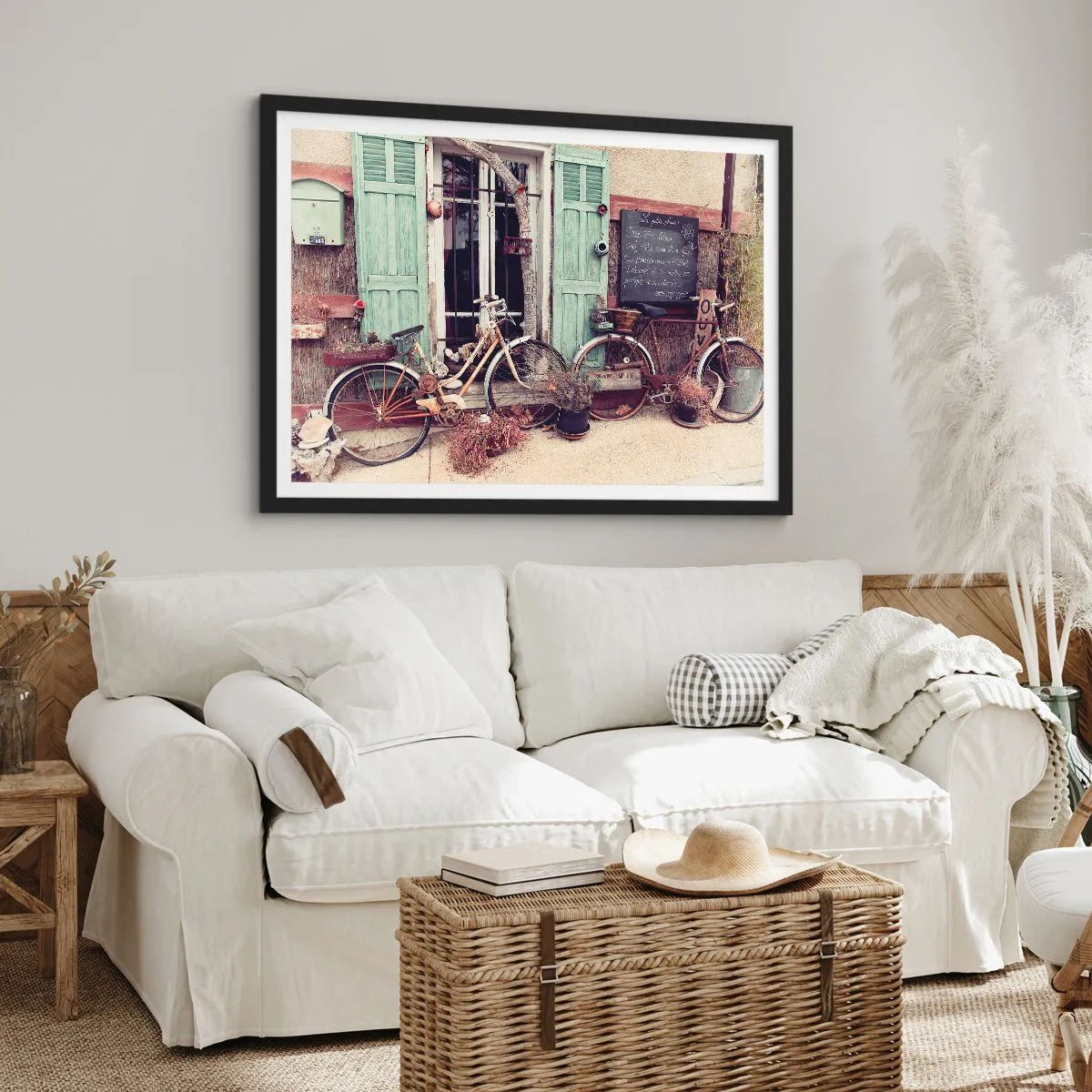 Plakat w czarnej ramie - Niech żyje prowincja - 40x30 cm