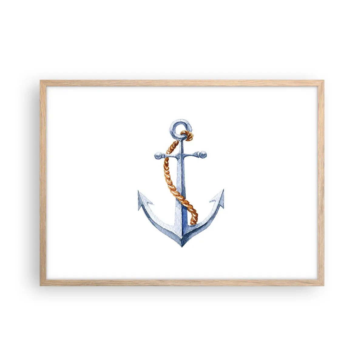 Plakat w ramie jasny dąb - Ahoj przygodo! - 70x50 cm