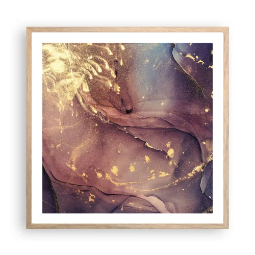 Plakat w ramie jasny dąb - Materia i duch - 60x60 cm