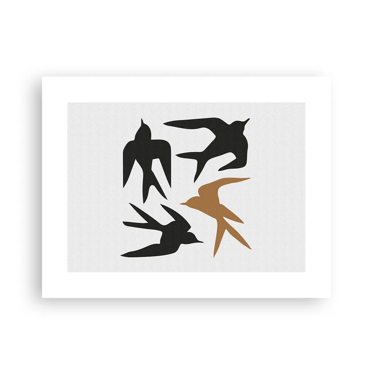 Plakat - Jaskółcze zabawy - 40x30 cm