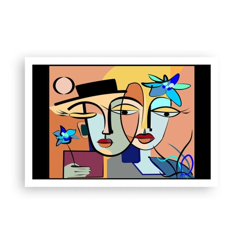 Plakat - Picassowskie randez vous - 91x61 cm