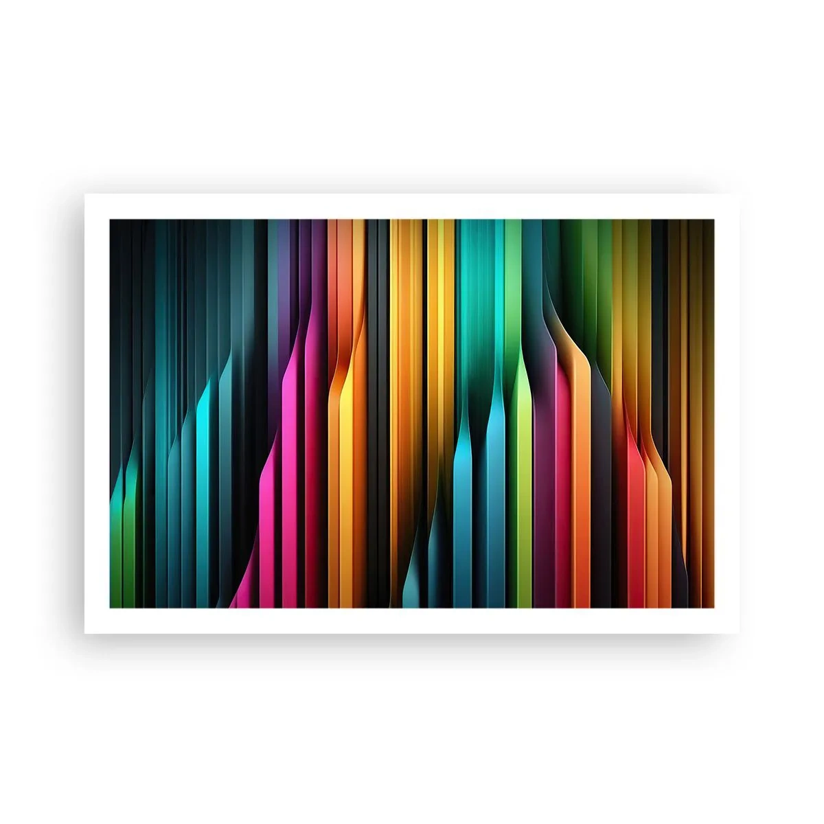 Plakat - Świetlne organy - 91x61 cm