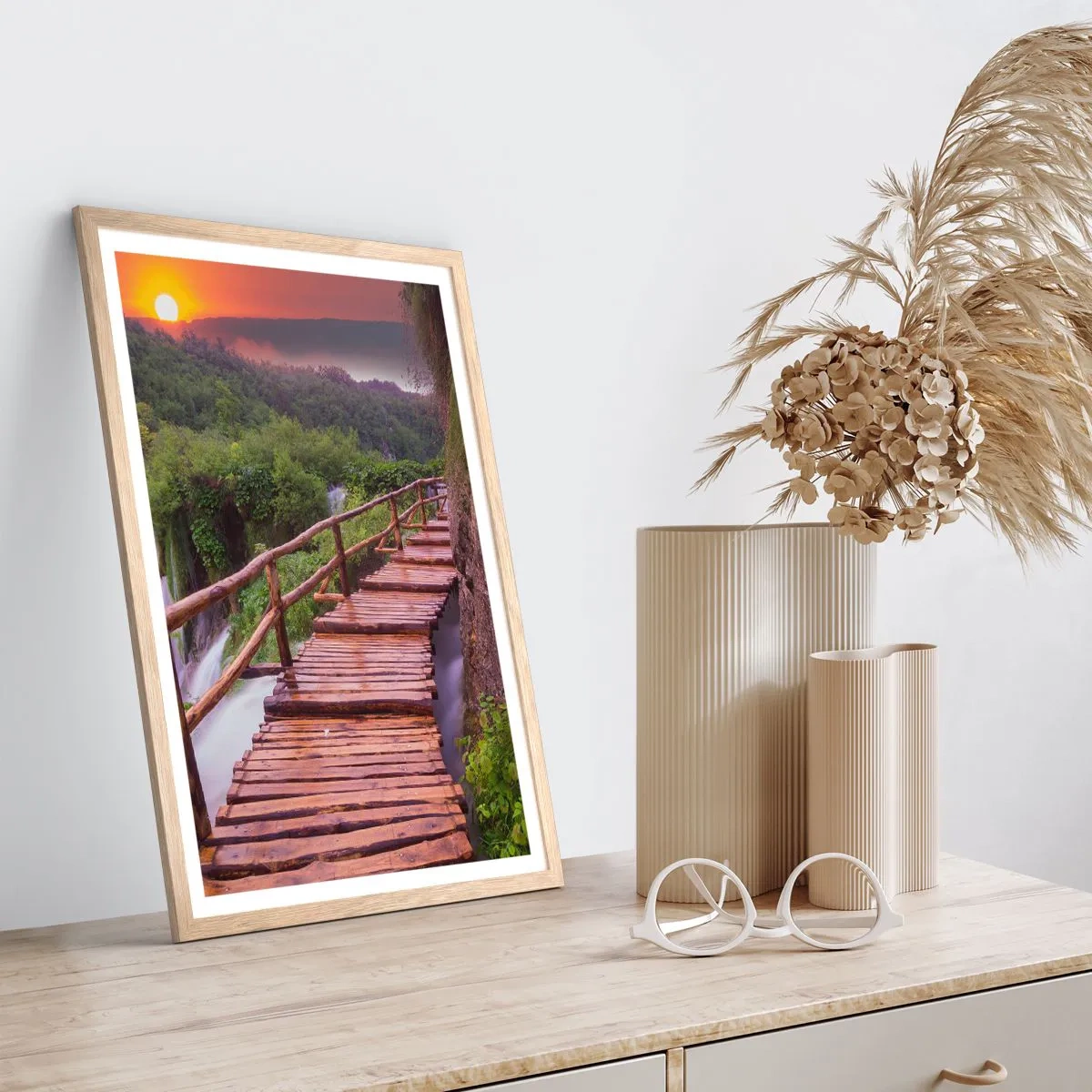 Plakat w ramie jasny dąb - Piękno nie do uwierzenia - 50x70 cm