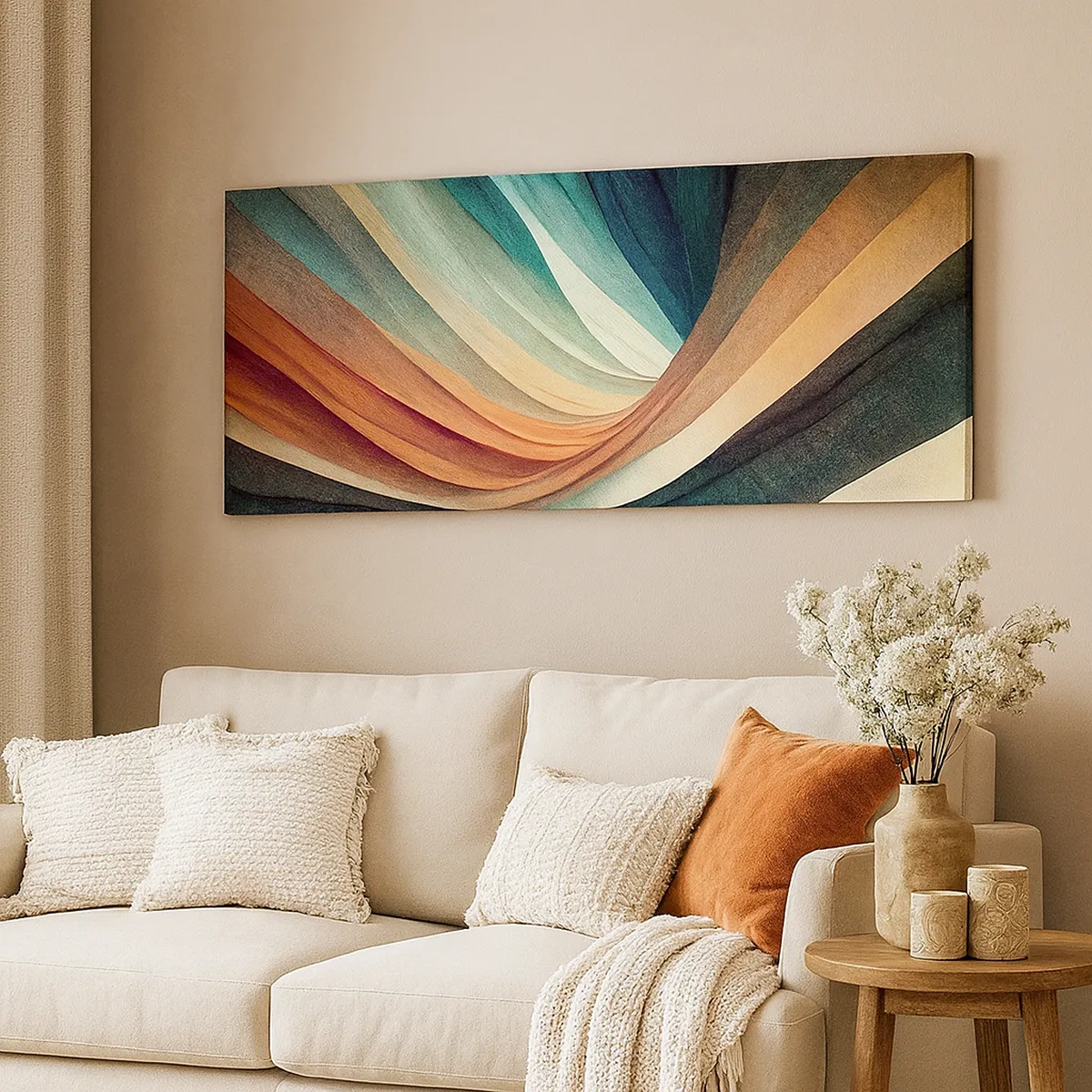 Obraz na płótnie - Utkane z barw - 30x30 cm