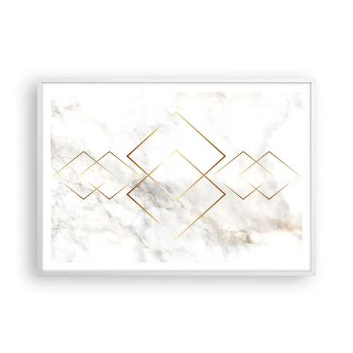 Plakat w białej ramie - Widok na nieskończoność - 100x70 cm