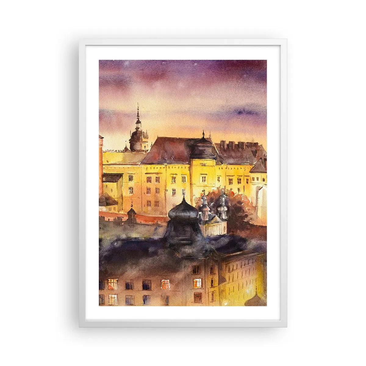 Plakat w białej ramie - Historia i baśń - 50x70 cm