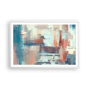 Plakat w białej ramie - Dotrzeć do światła - 91x61 cm