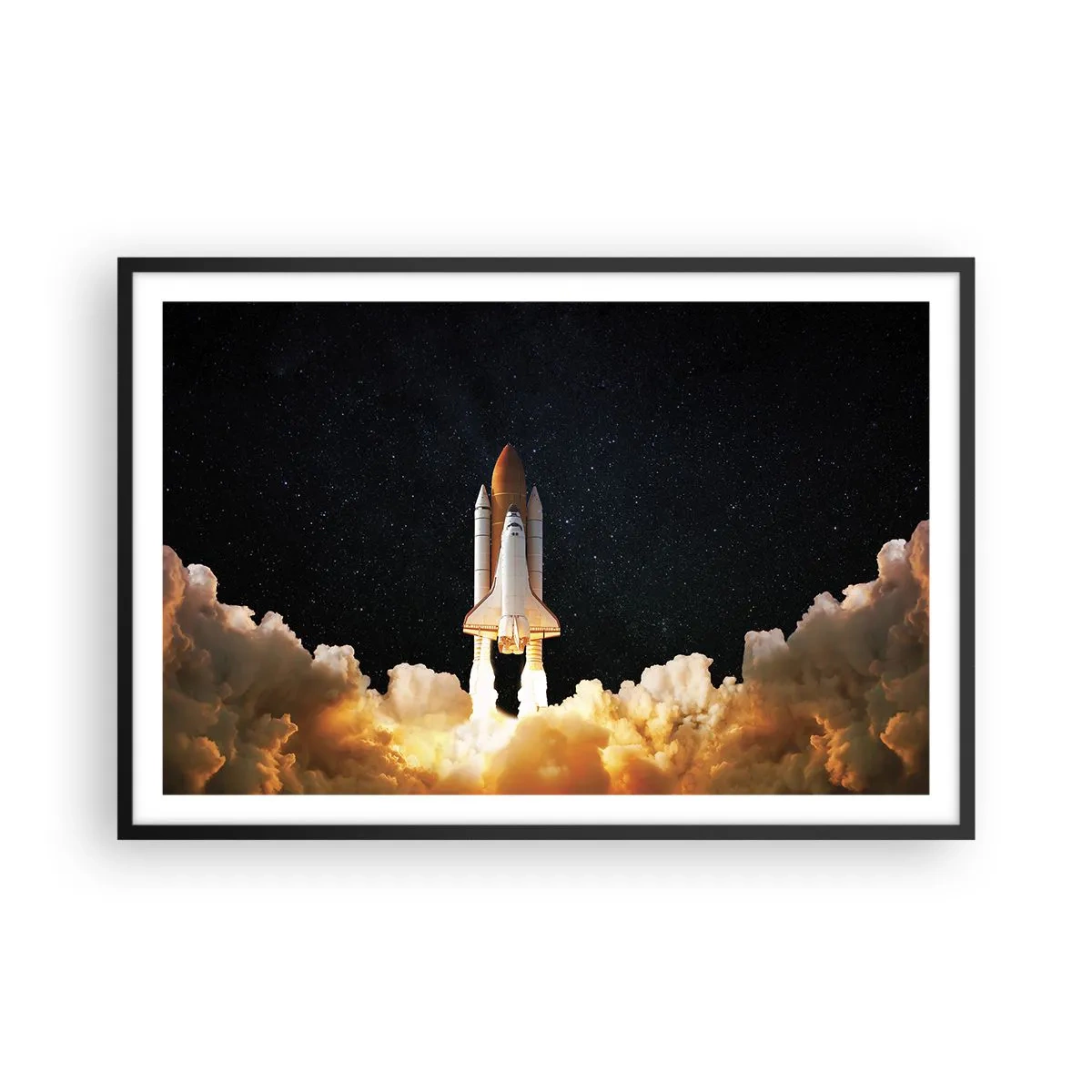 Plakat w czarnej ramie - Ad astra! - 91x61 cm