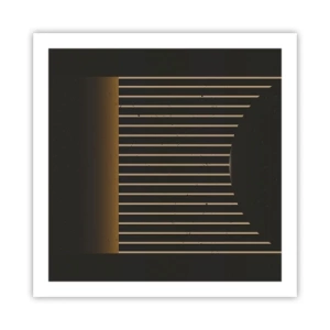 Plakat - Zbadać ciemność - 60x60 cm