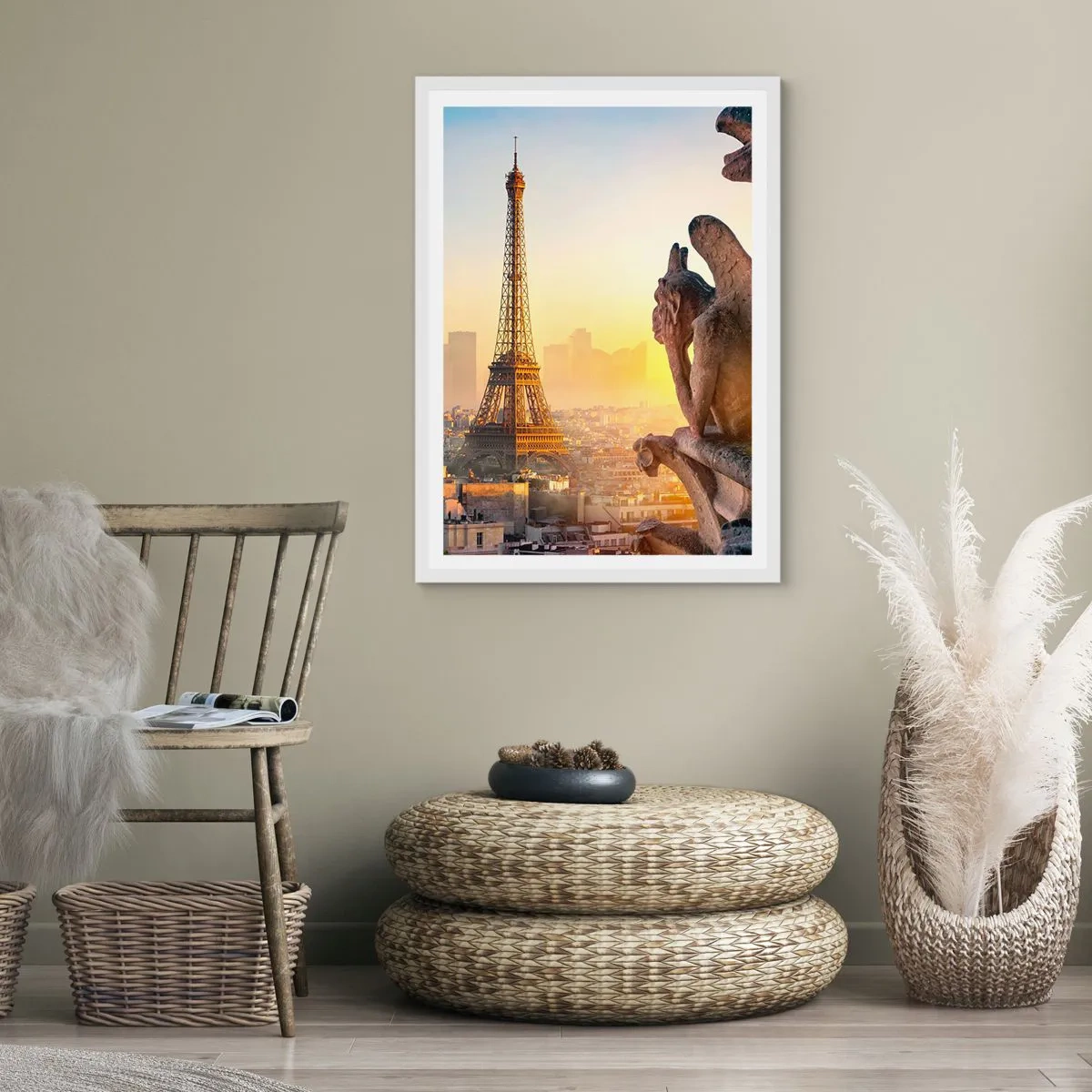 Plakat w białej ramie - Wiele się zmieniło… - 30x40 cm