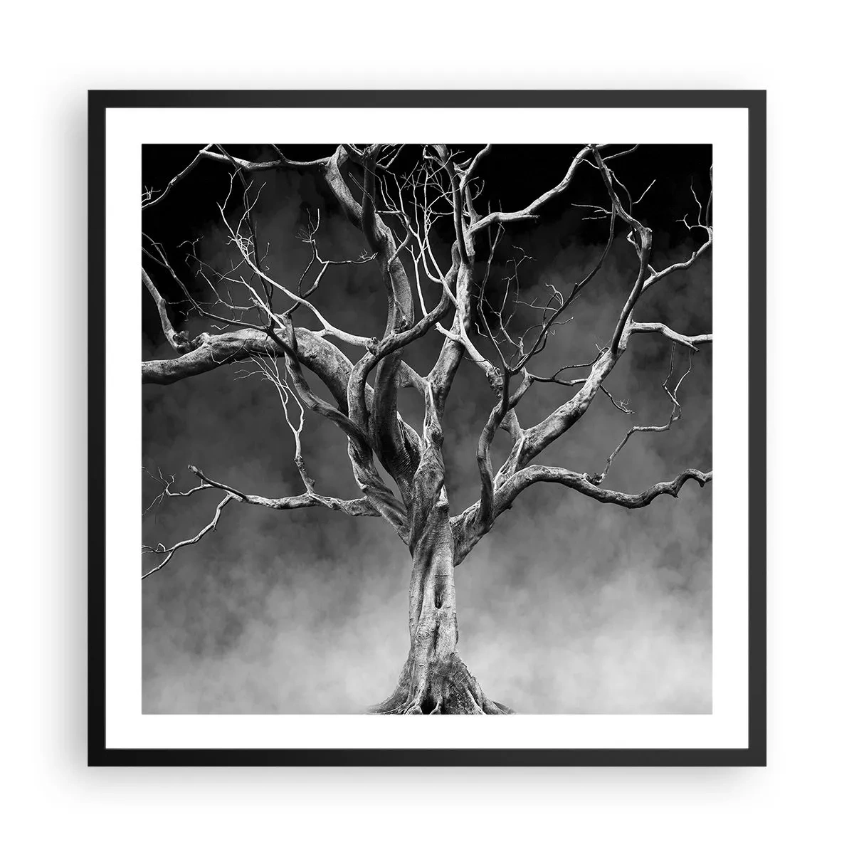 Plakat w czarnej ramie - Pierwotne i święte - 60x60 cm