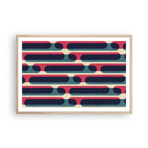 Plakat w ramie jasny dąb - W głąb i do przodu - 91x61 cm