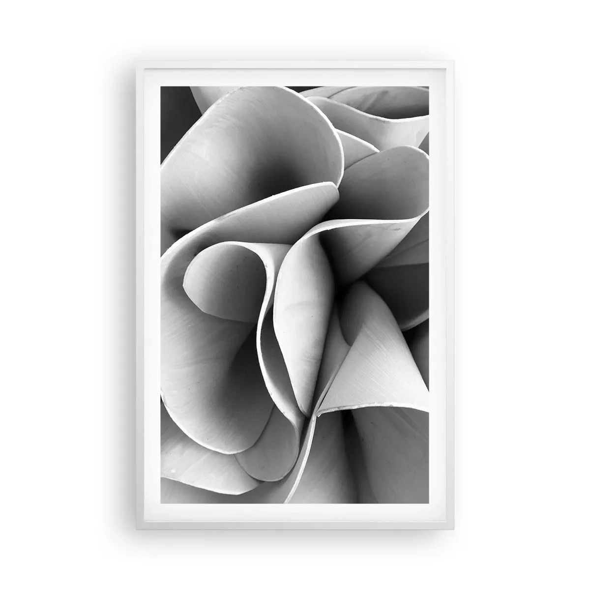 Plakat w białej ramie - Dzieje się w przestrzeni - 61x91 cm