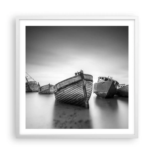 Plakat w białej ramie - Już tylko wspomnienia… - 60x60 cm