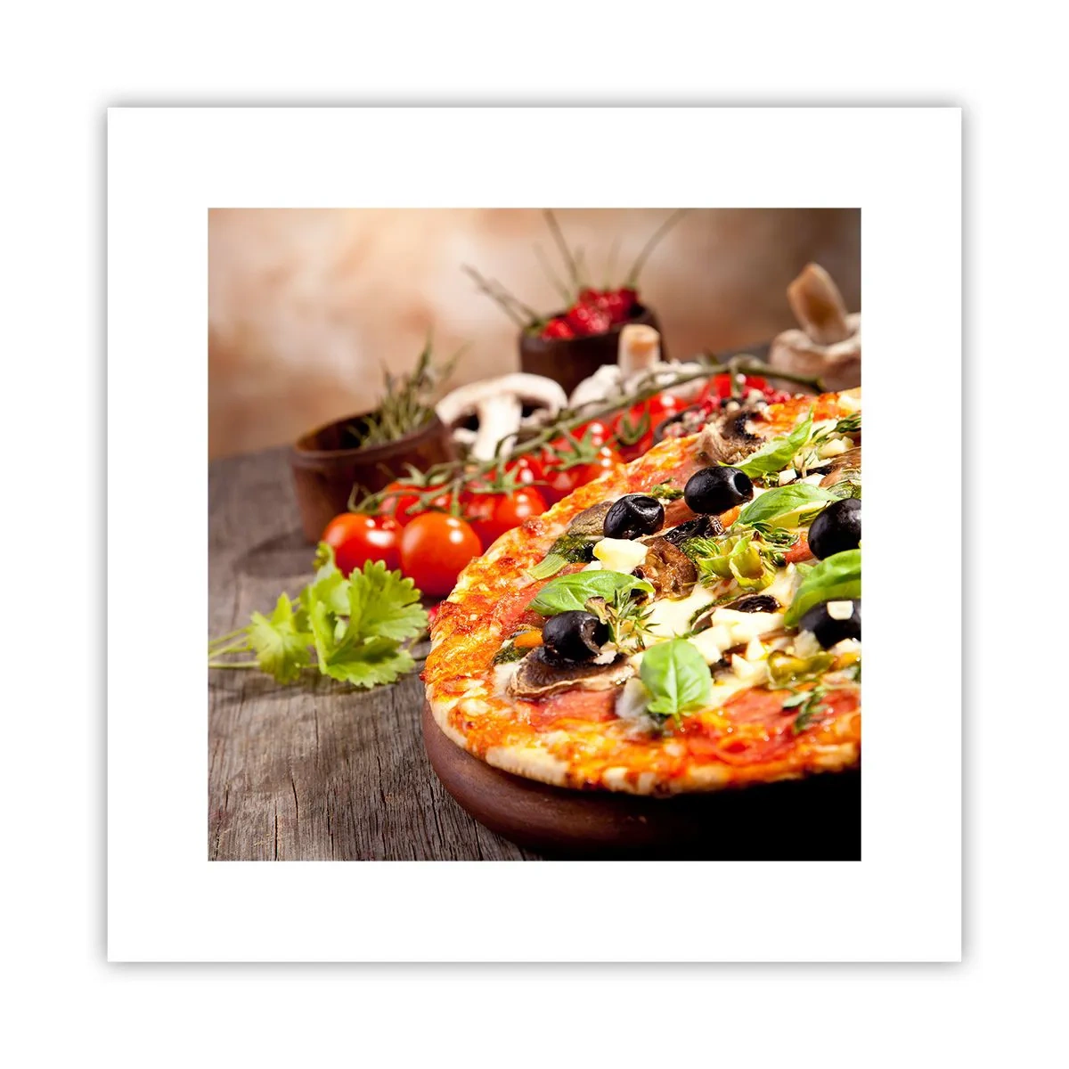 Plakat - Z tellurycznych ingrediencji - 30x30 cm