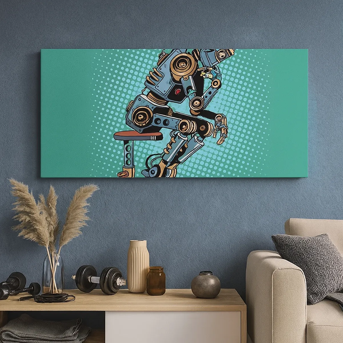 Obraz na płótnie - Nad istotą bytu - 30x30 cm