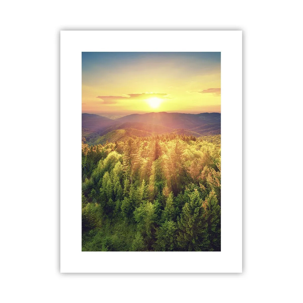 Plakat - Wierzchołki i szczyty - 30x40 cm