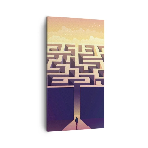 Obraz na płótnie - Czas decyzji - 45x80 cm