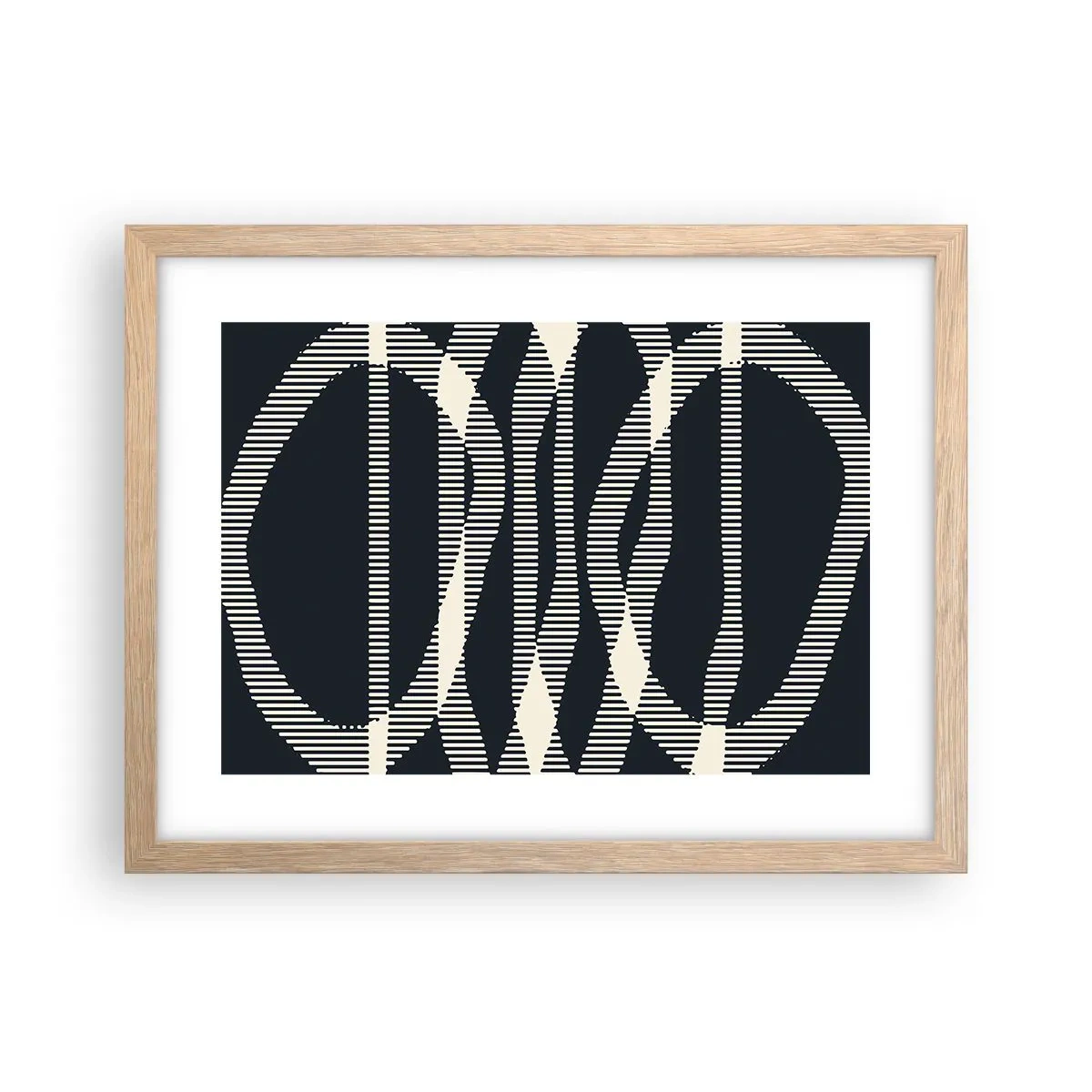 Plakat w ramie jasny dąb - Próba przełamania ciemności - 40x30 cm