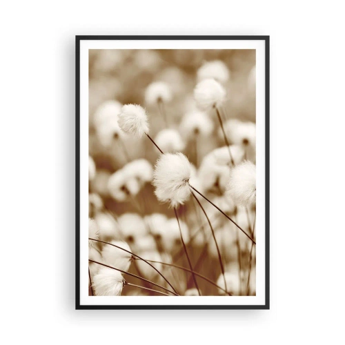 Plakat w czarnej ramie - Puszysty łan - 70x100 cm