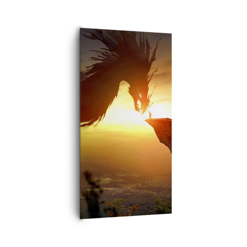 Obraz na płótnie - Pogromca smoka - 65x120 cm