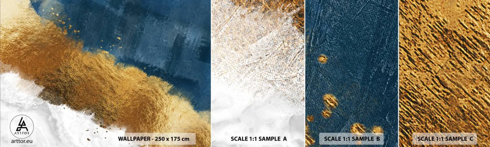 Fototapeta Próbka Samoprzylepna Deluxe Sticker - Barwy lata - Art Deco, Sztuka, Nowoczesny - 100x30 cm