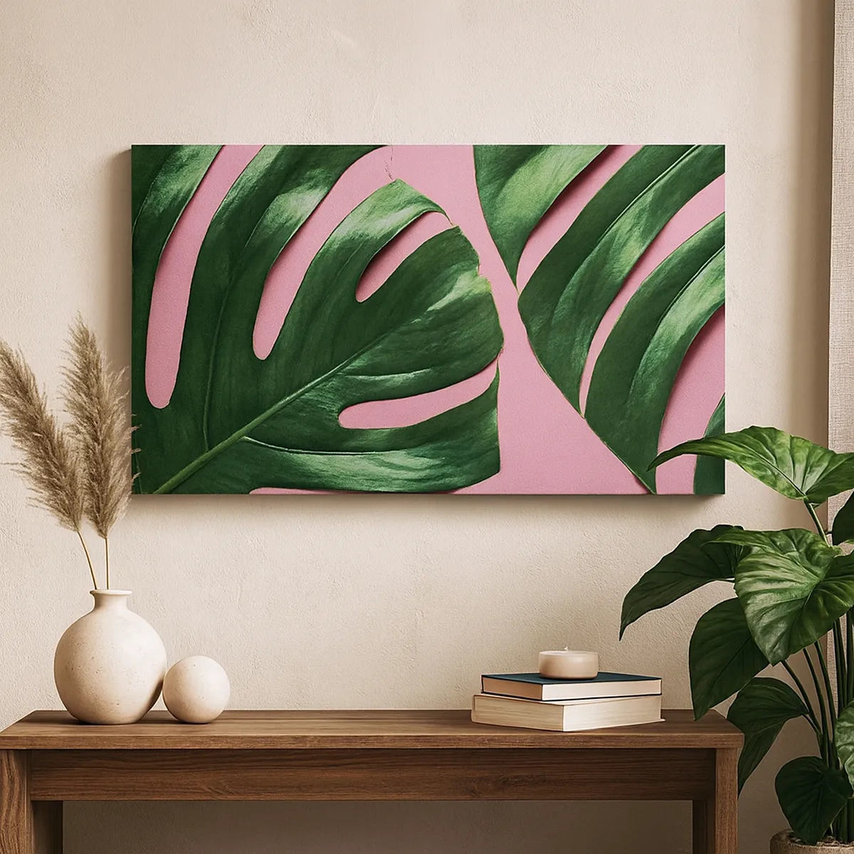 Obraz na płótnie - Zielone rendez-vous - 30x30 cm