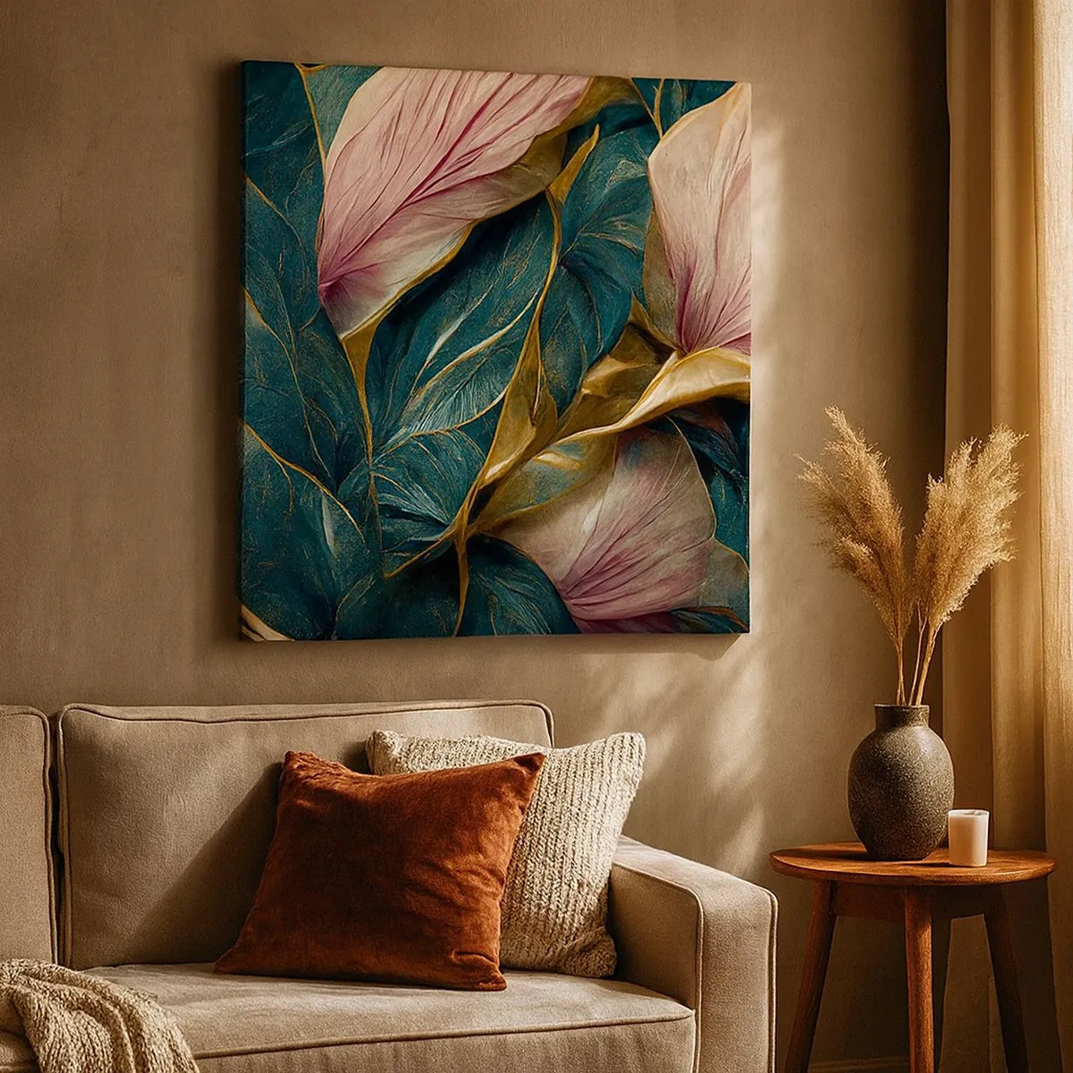 Obraz na płótnie - Naturalna elegancja i styl - 30x30 cm