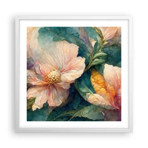 Plakat w białej ramie - Sama subtelność - 50x50 cm