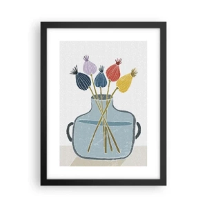 Plakat w czarnej ramie - Jak makiem zasiał - 30x40 cm