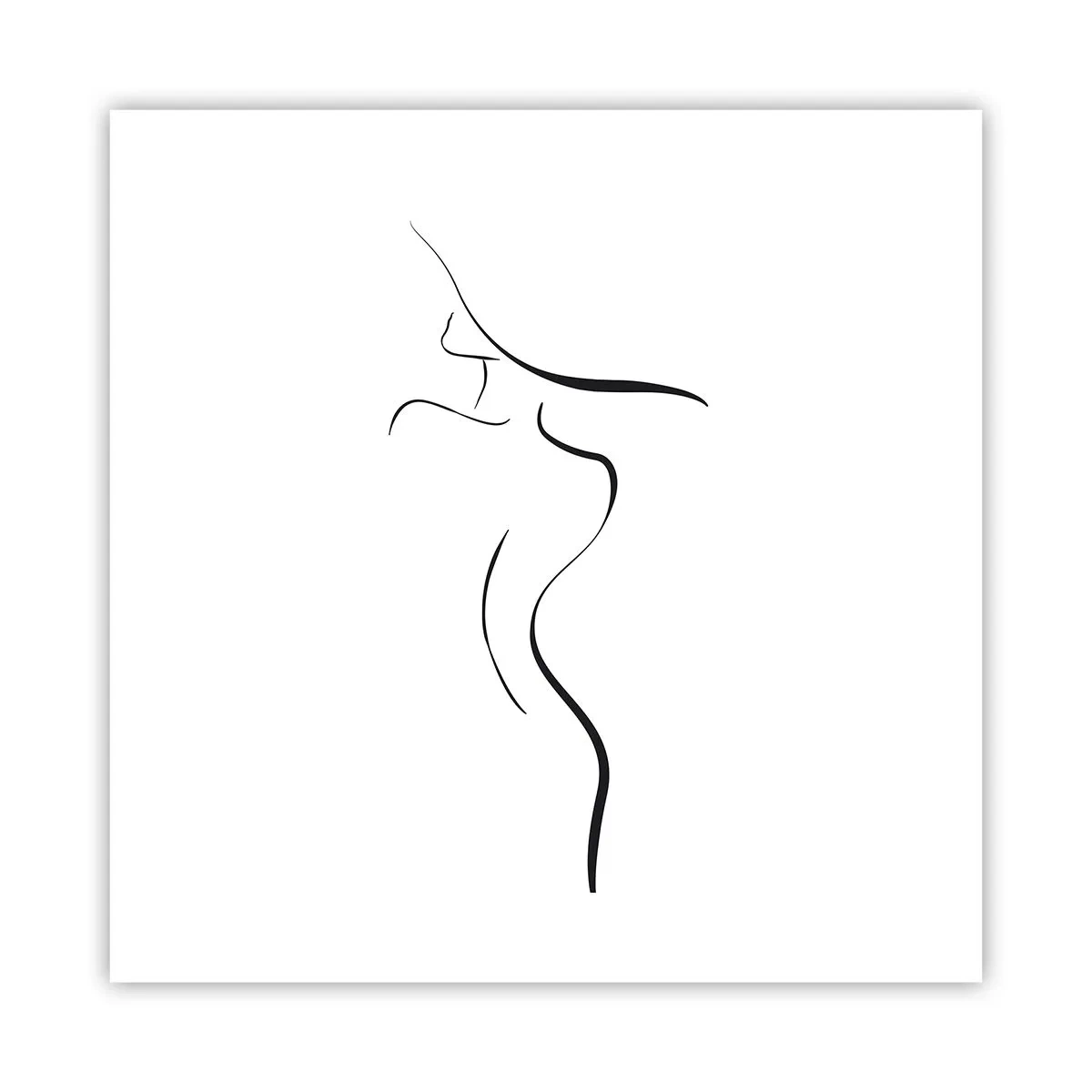 Plakat - Nieuchwytna jak fala - 60x60 cm