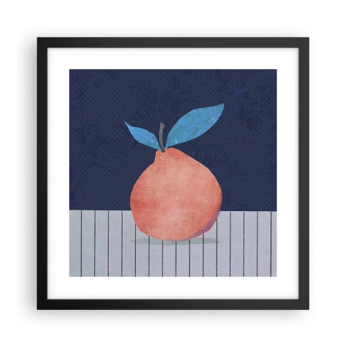 Plakat w czarnej ramie - Wypukłość i płaszczyzna - 40x40 cm