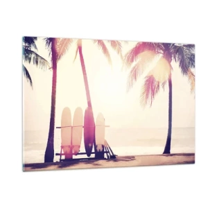 Obraz na szkle - To będzie wspaniały dzień - 120x80cm - To będzie wspaniały dzień - Nowoczesna dekoracja ścienna do salonu, kuchni i sypialni ARTTOR