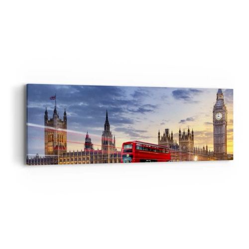 Obraz na płótnie - Znaki szczególne - 90x30 cm