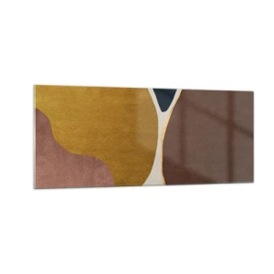 Obraz na szkle - Abstrakcja – miejsce w przestrzeni - 100x40 cm