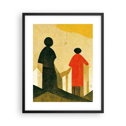 Plakat w czarnej ramie - Jeszcze daleka droga - 40x50 cm