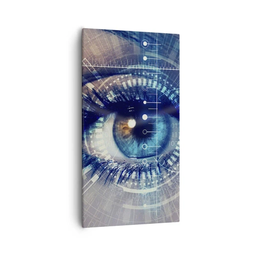 Obraz na płótnie - Myślisz, że mnie znasz - 55x100 cm