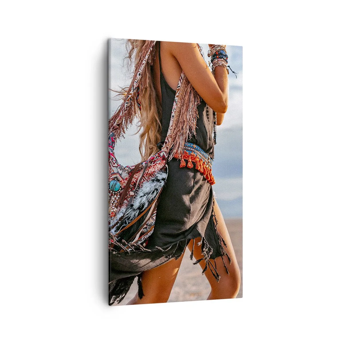 Obraz na płótnie - Dziewczyna szamana - 45x80 cm