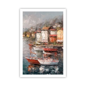 Plakat - Romantyczna przystań - 61x91 cm