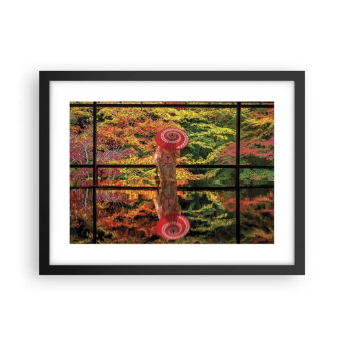 Plakat w czarnej ramie - W świątyni natury - 40x30 cm