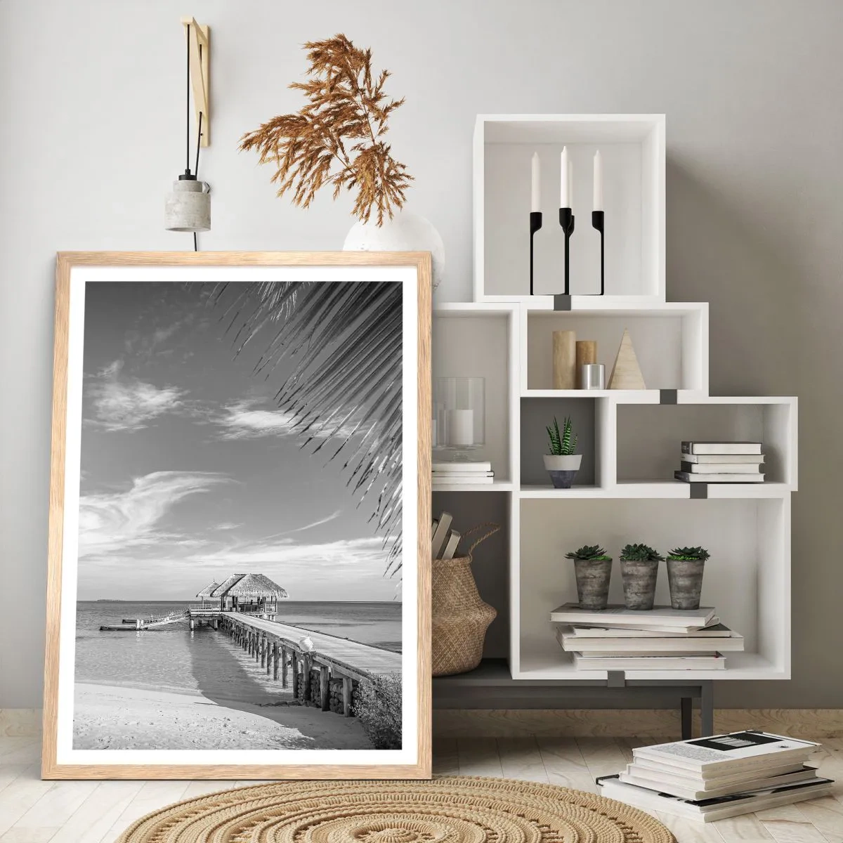 Plakat w ramie jasny dąb - Wspomnienie czy marzenie? - 40x50 cm