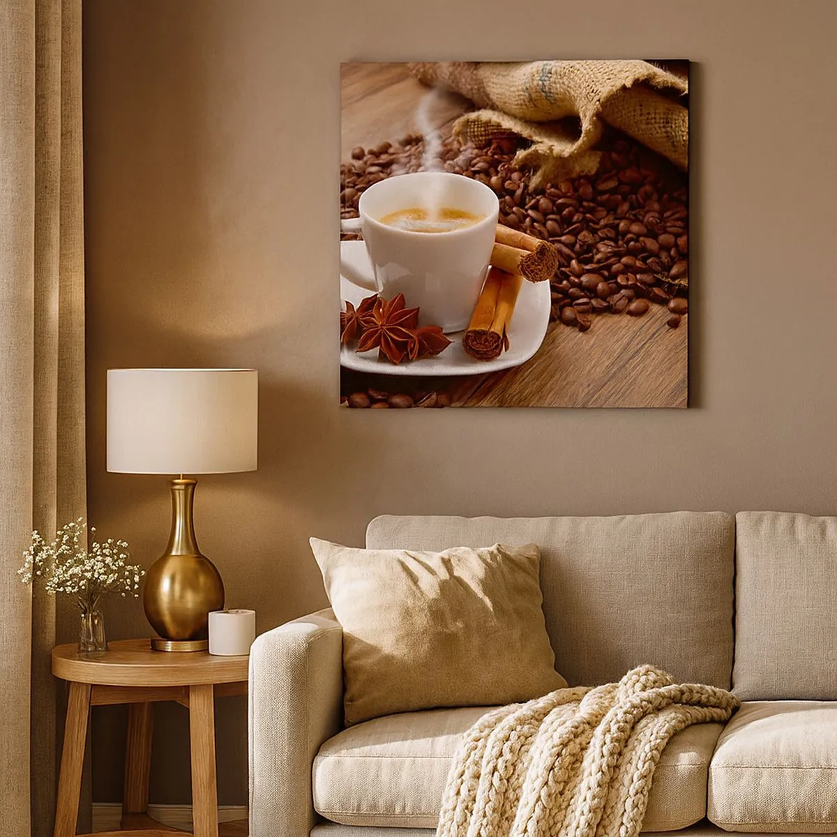 Obraz na płótnie - Korzenny smak i aromat - 30x30 cm