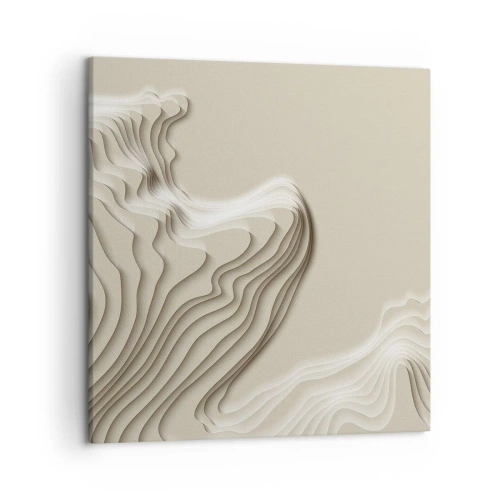 Obraz na płótnie - Topografia sztuki - 50x50 cm