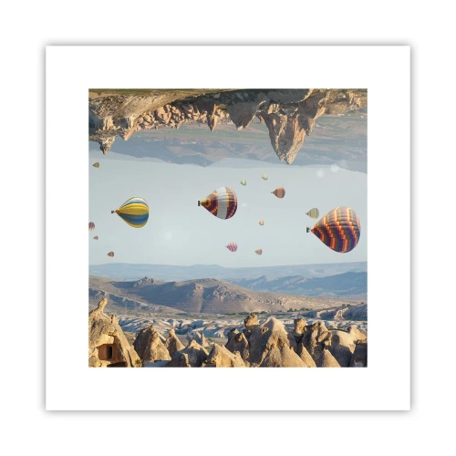 Plakat - Tu wszystko jest możliwe - 30x30 cm