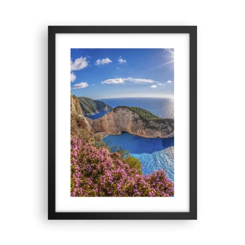 Plakat w czarnej ramie - Moje wielkie greckie wakacje - 30x40 cm