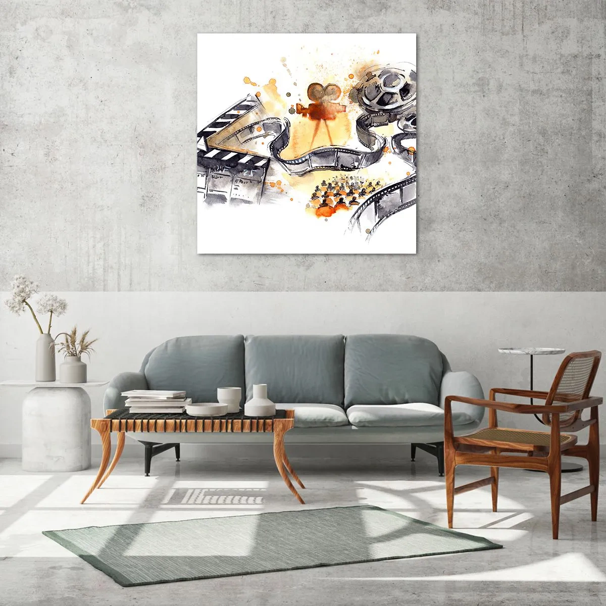 Obraz na szkle - W krainie snów - 40x40 cm