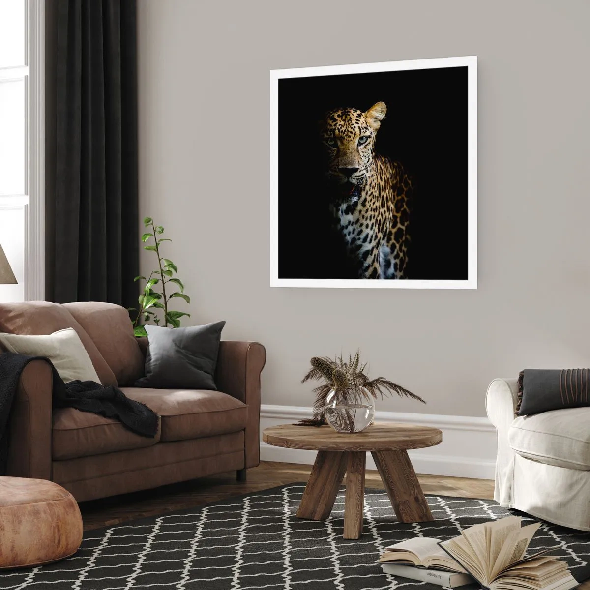 Plakat - Mroczne piękno - 60x60 cm
