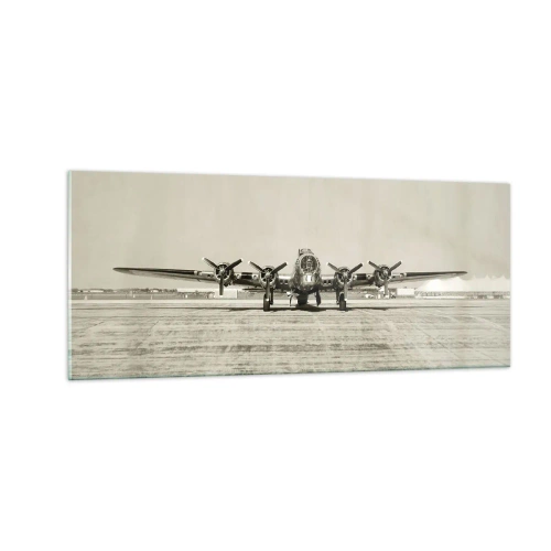 Obraz na szkle - Jak zawsze gotowy - 100x40 cm